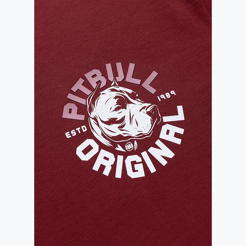 Pánské tričko na lezení Pitbull Dog SD burgundy 7