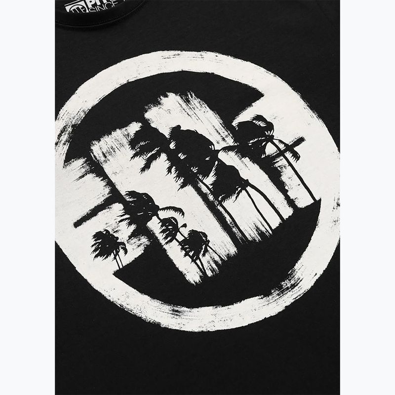 Pánské tričko na lezení Pitbull Palms black logo 8
