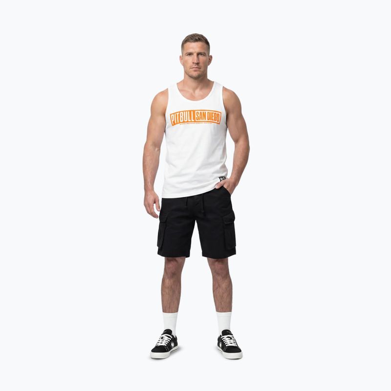 Pánské tričko na lezení Pitbull Eighty Nine Dog Tank Top white 2
