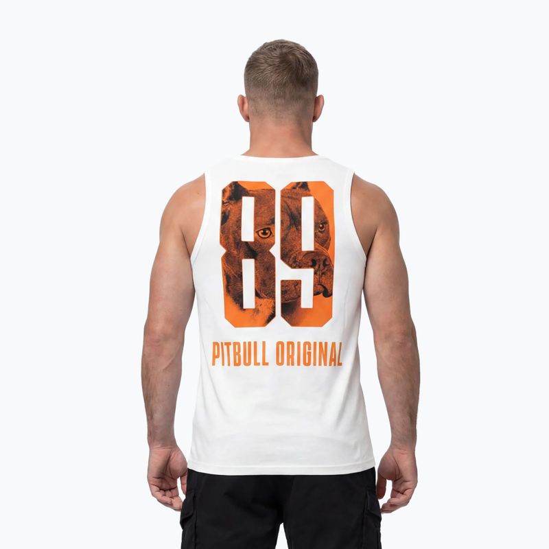 Pánské tričko na lezení Pitbull Eighty Nine Dog Tank Top white 3