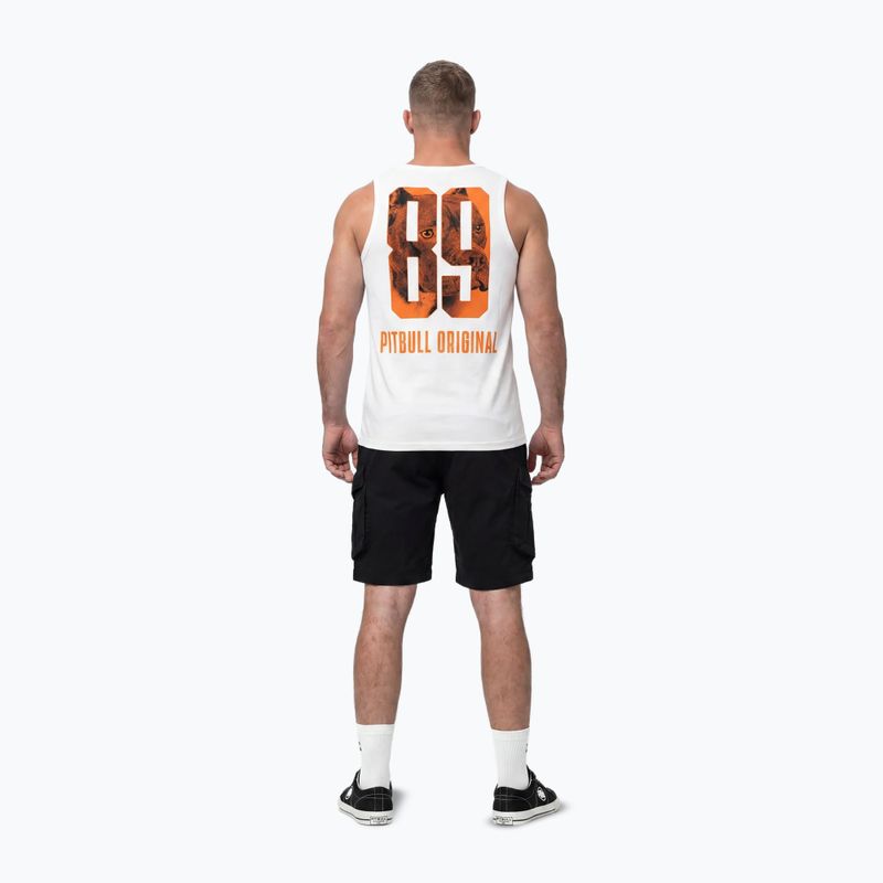 Pánské tričko na lezení Pitbull Eighty Nine Dog Tank Top white 4