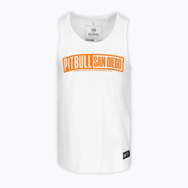 Pánské tričko na lezení Pitbull Eighty Nine Dog Tank Top white 5