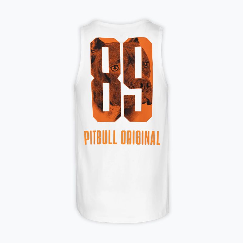 Pánské tričko na lezení Pitbull Eighty Nine Dog Tank Top white 6