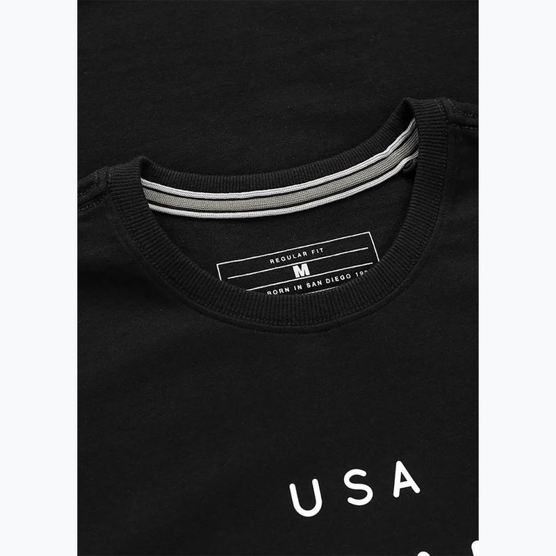 Pánské tričko na lezení Pitbull USA CAL Big Logo black 6