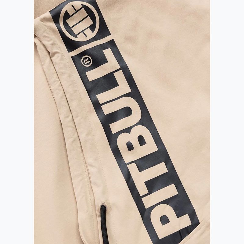 Pánská tréninková mikina Pitbull Mercado Hilltop Sleeveless Hooded pale sand 7