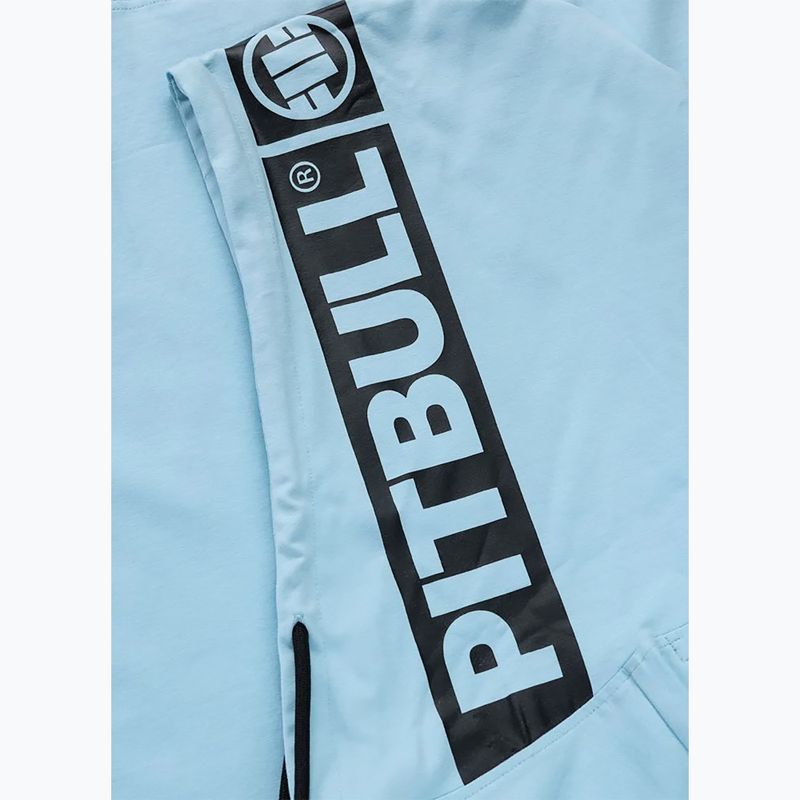 Pánská tréninková mikina Pitbull Mercado Hilltop Sleeveless Hooded light blue 9