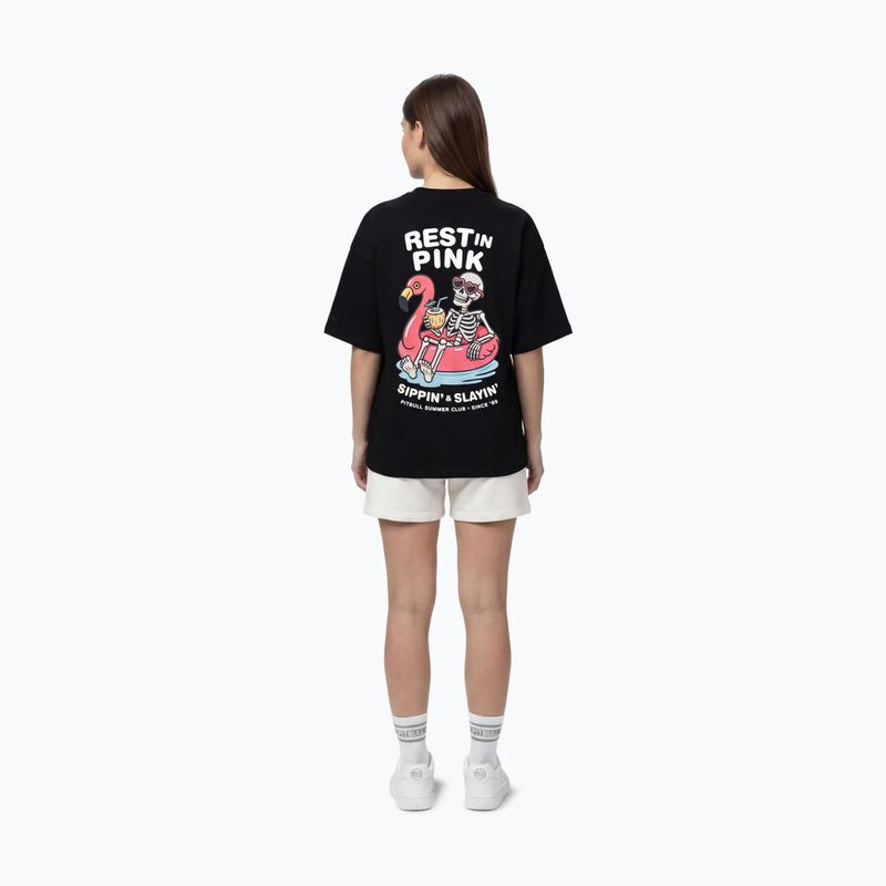 Dámské tričko Pitbull Rest In Pink Oversize black 4