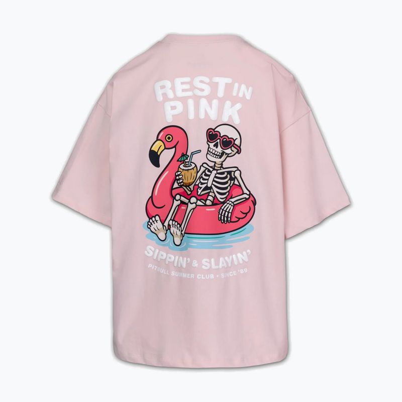 Dámské tričko Pitbull Rest In Pink Oversize strawberry cream 6