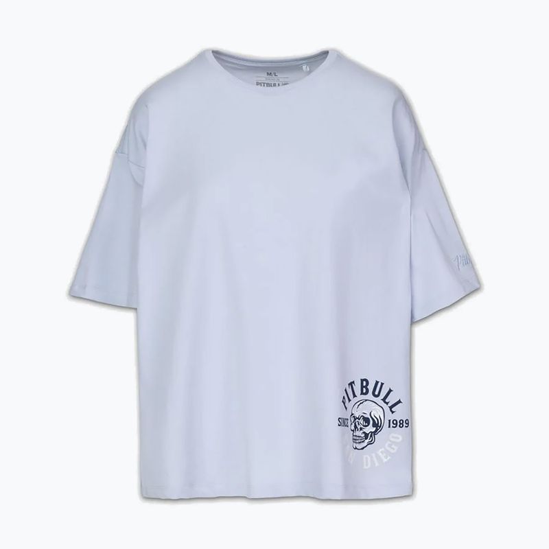 Dámská mikina Pitbull Skull Oversize frosted blue 5