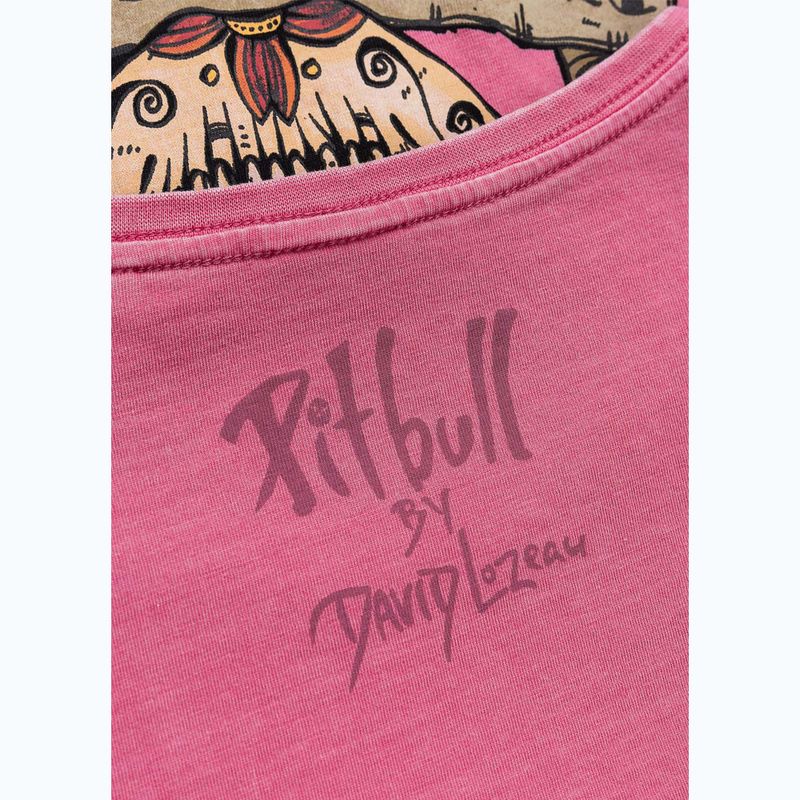 Dámské tričko Pitbull Dia De Los Perros washed pink 8