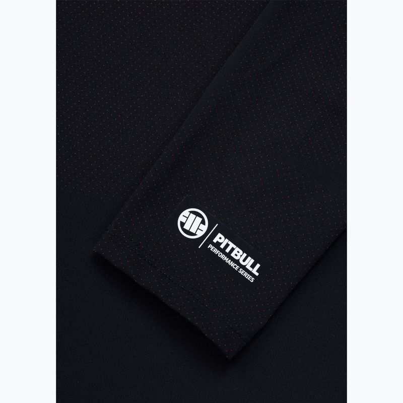 Pánský rashguard s dlouhým rukávem Pitbull Belt Rashguard brown 8