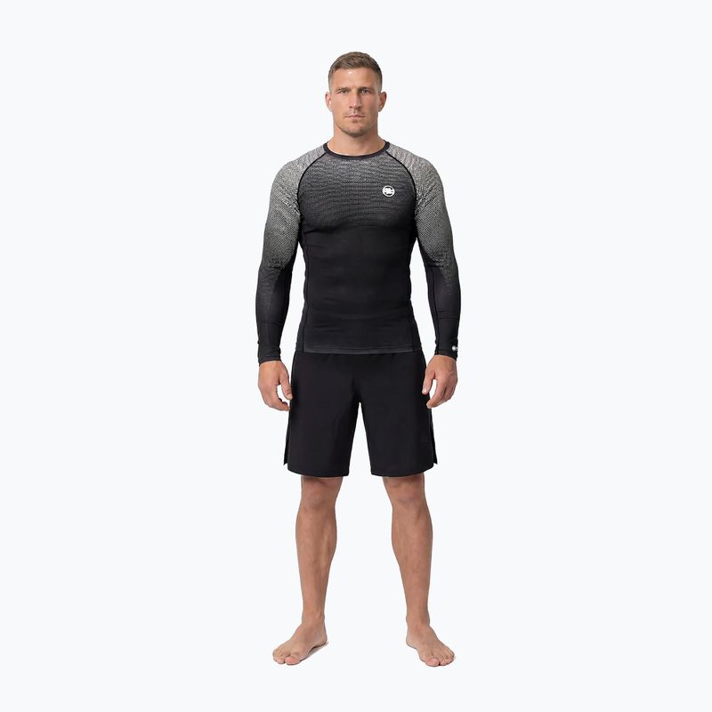 Pánský rashguard s dlouhým rukávem Pitbull Belt Rashguard black 2