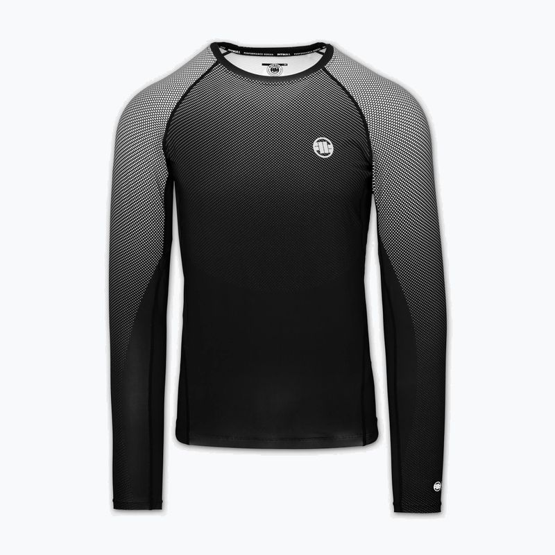 Pánský rashguard s dlouhým rukávem Pitbull Belt Rashguard black 3