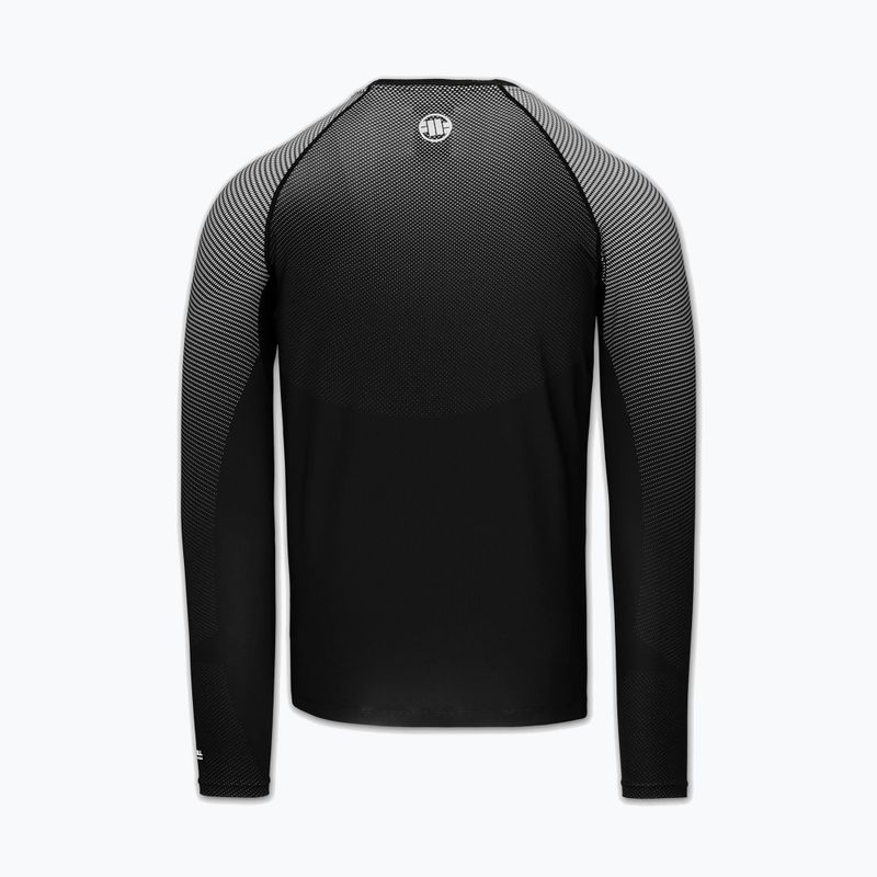 Pánský rashguard s dlouhým rukávem Pitbull Belt Rashguard black 4