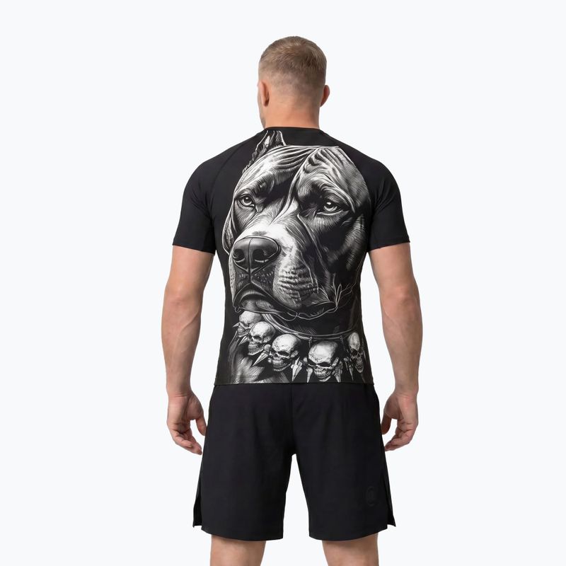 Pánský rashguard Pitbull Blacky Rashguard black 3