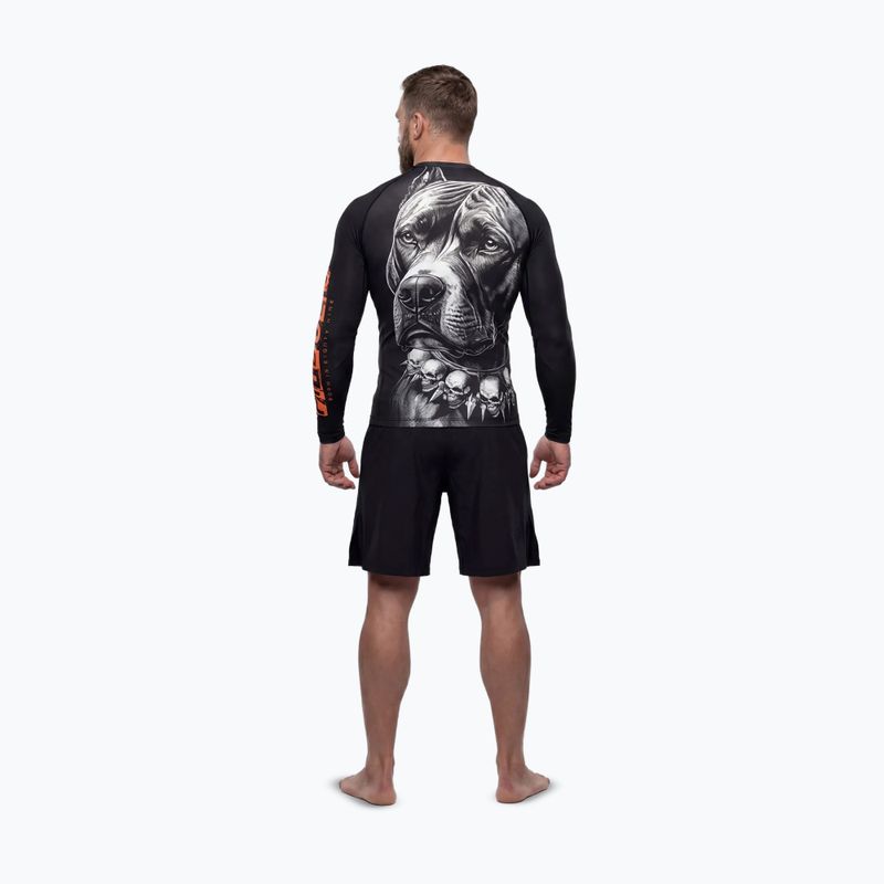Pánský rashguard s dlouhým rukávem Pitbull Blacky Rashguard 3