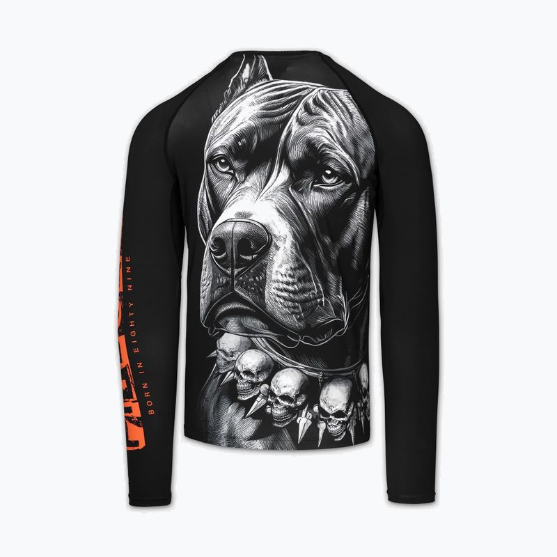 Pánský rashguard s dlouhým rukávem Pitbull Blacky Rashguard 6