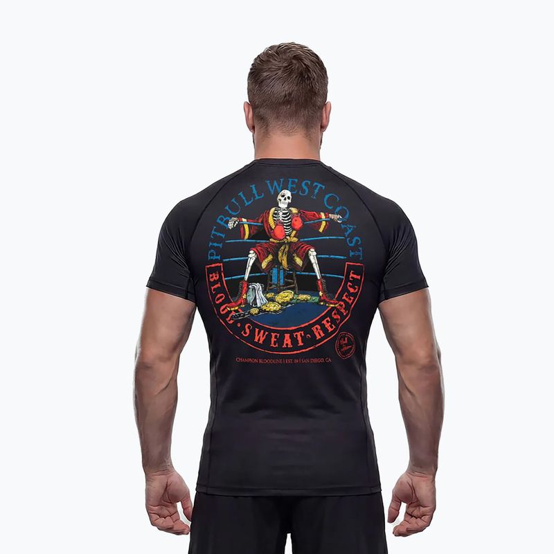 Pánský rashguard Pitbull Champion Bloodline Rashguard black 3