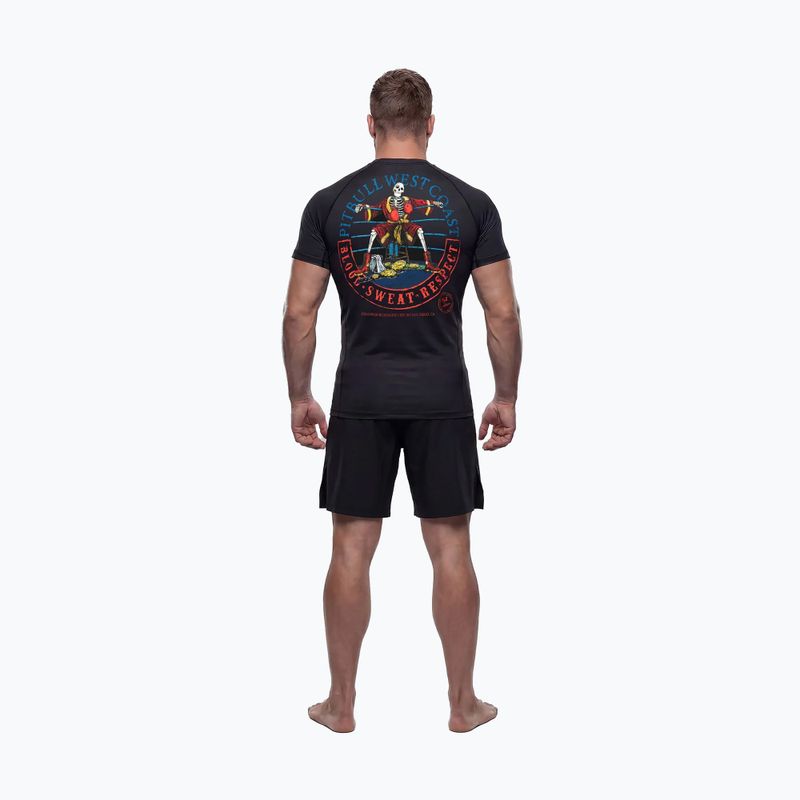 Pánský rashguard Pitbull Champion Bloodline Rashguard black 4