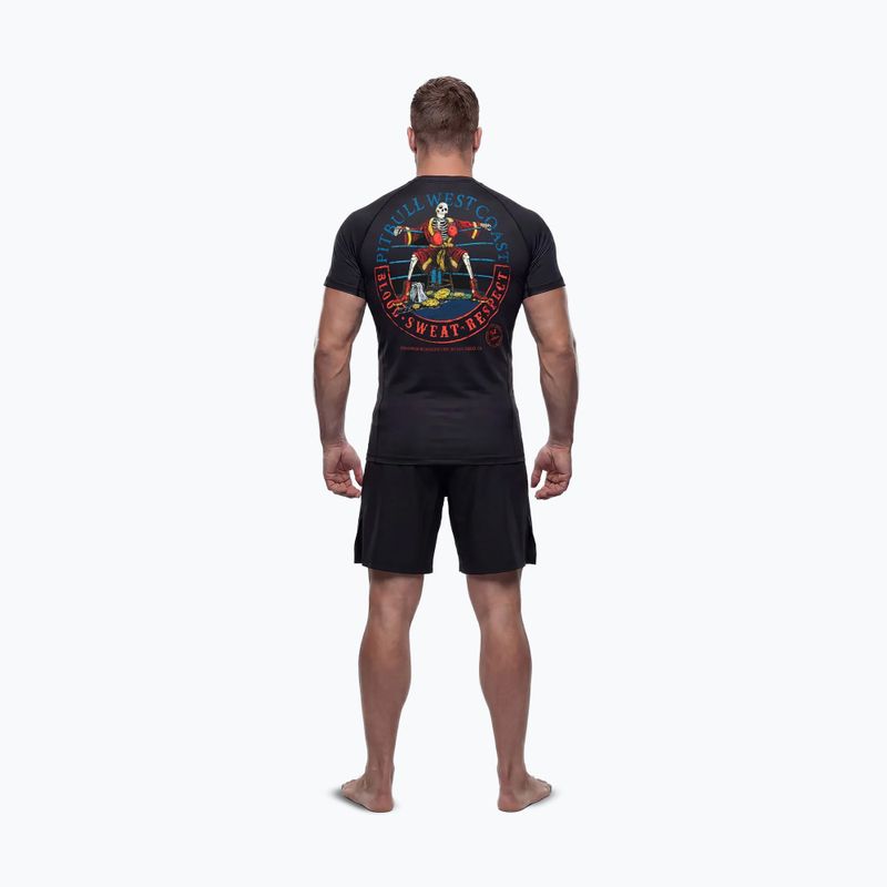 Pánský rashguard s dlouhým rukávem Pitbull Champion Bloodline Rashguard black 3