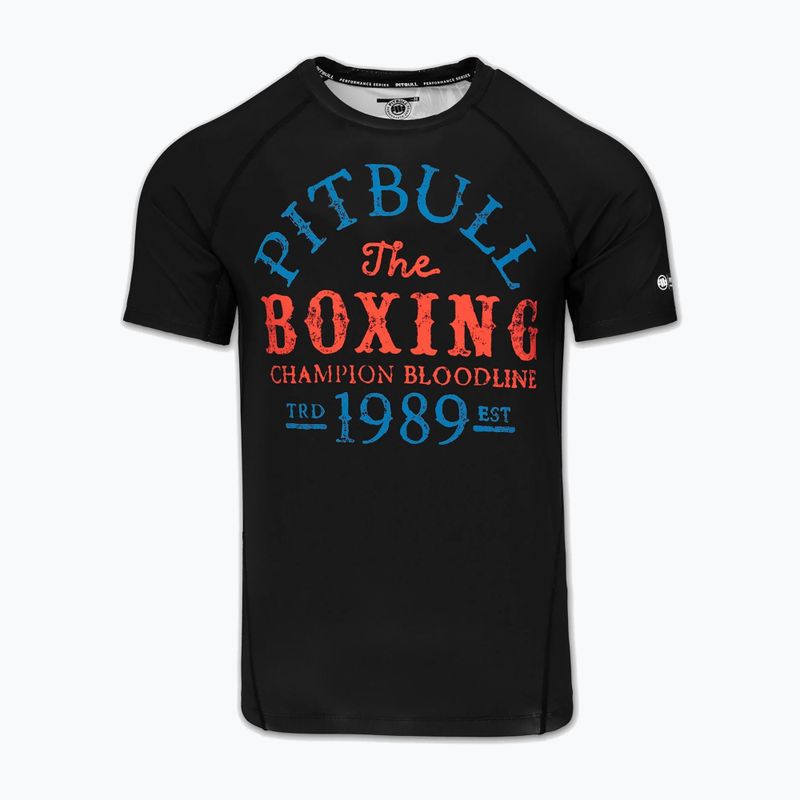Pánský rashguard s dlouhým rukávem Pitbull Champion Bloodline Rashguard black 5
