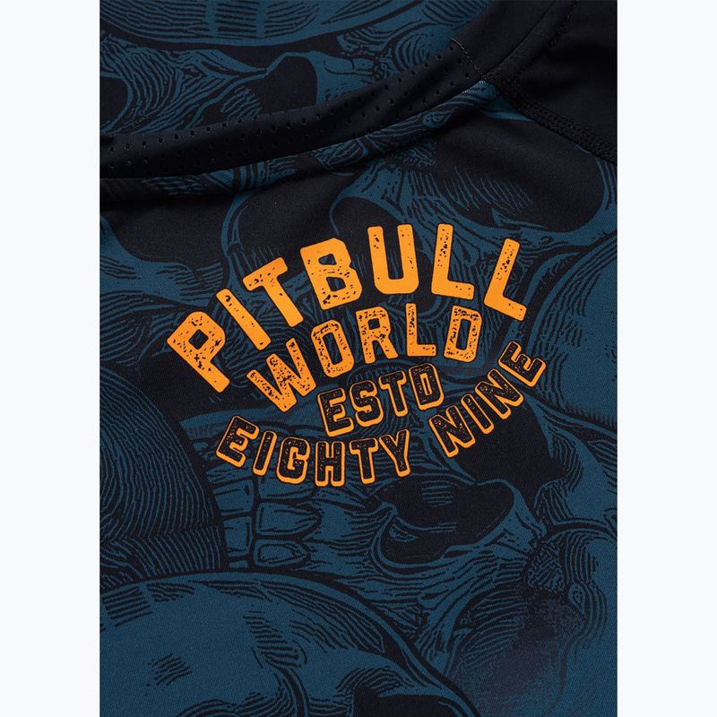 Pánský rashguard s dlouhým rukávem Pitbull Guardian Angel Rashguard black 7