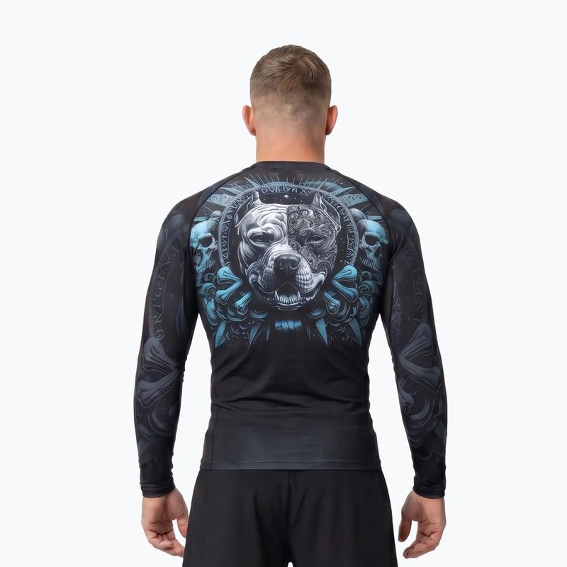 Pánský rashguard s dlouhým rukávem Pitbull World Rashguard black 3
