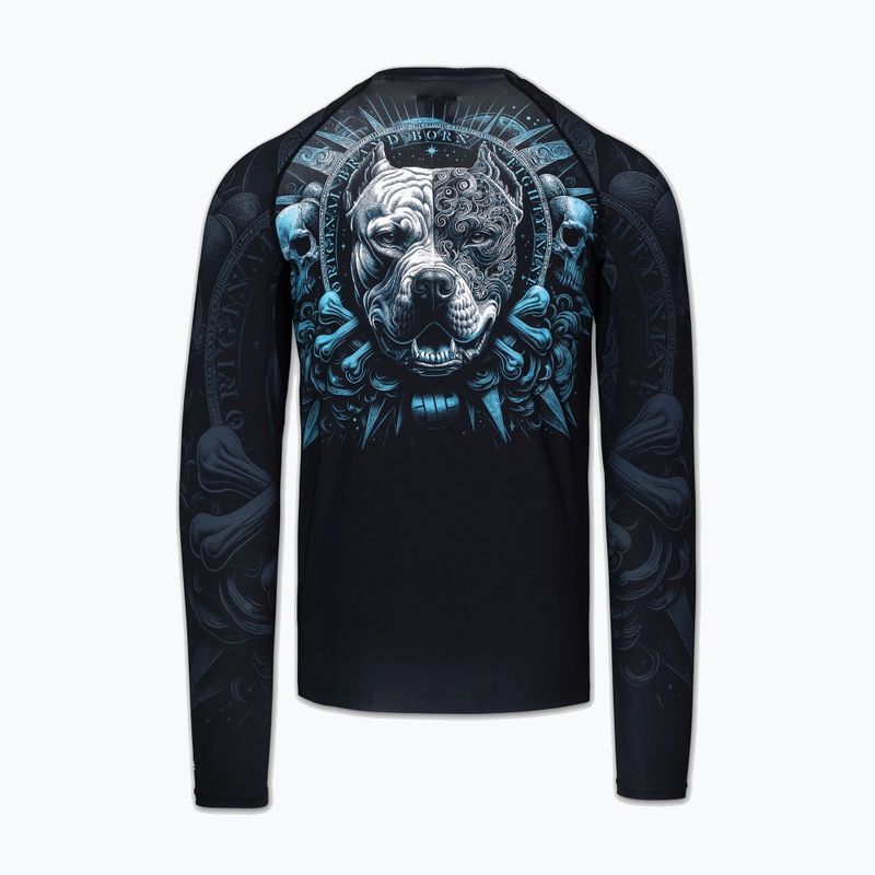 Pánský rashguard s dlouhým rukávem Pitbull World Rashguard black 6