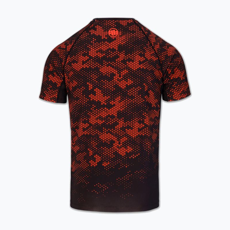 Pánský rashguard Pitbull Hex Camo Hilltop Rashguard red 4