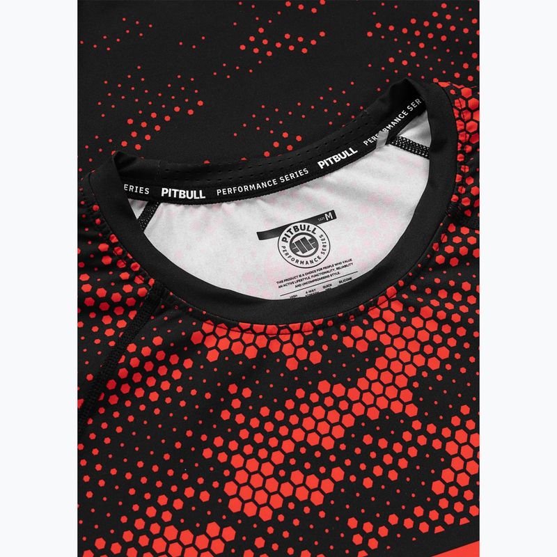 Pánský rashguard Pitbull Hex Camo Hilltop Rashguard red 5