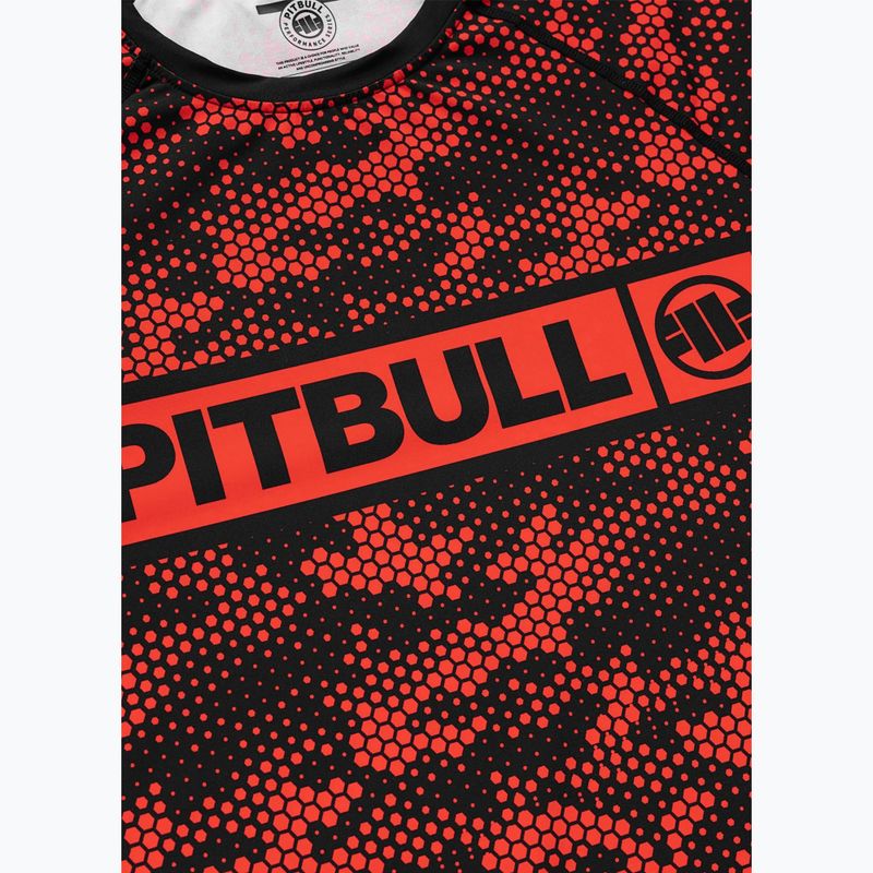 Pánský rashguard Pitbull Hex Camo Hilltop Rashguard red 6