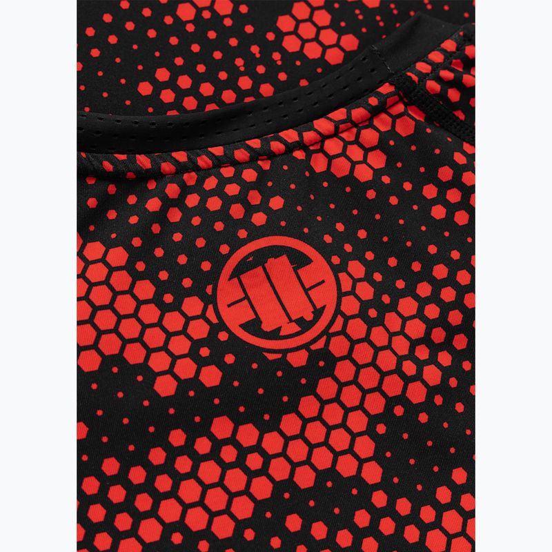 Pánský rashguard Pitbull Hex Camo Hilltop Rashguard red 7