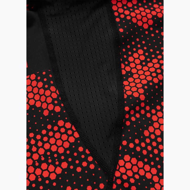 Pánský rashguard Pitbull Hex Camo Hilltop Rashguard red 9