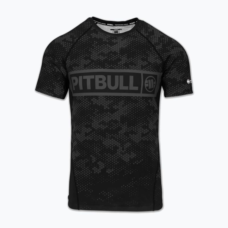 Pánský rashguard Pitbull Hex Camo Hilltop Rashguard black 3