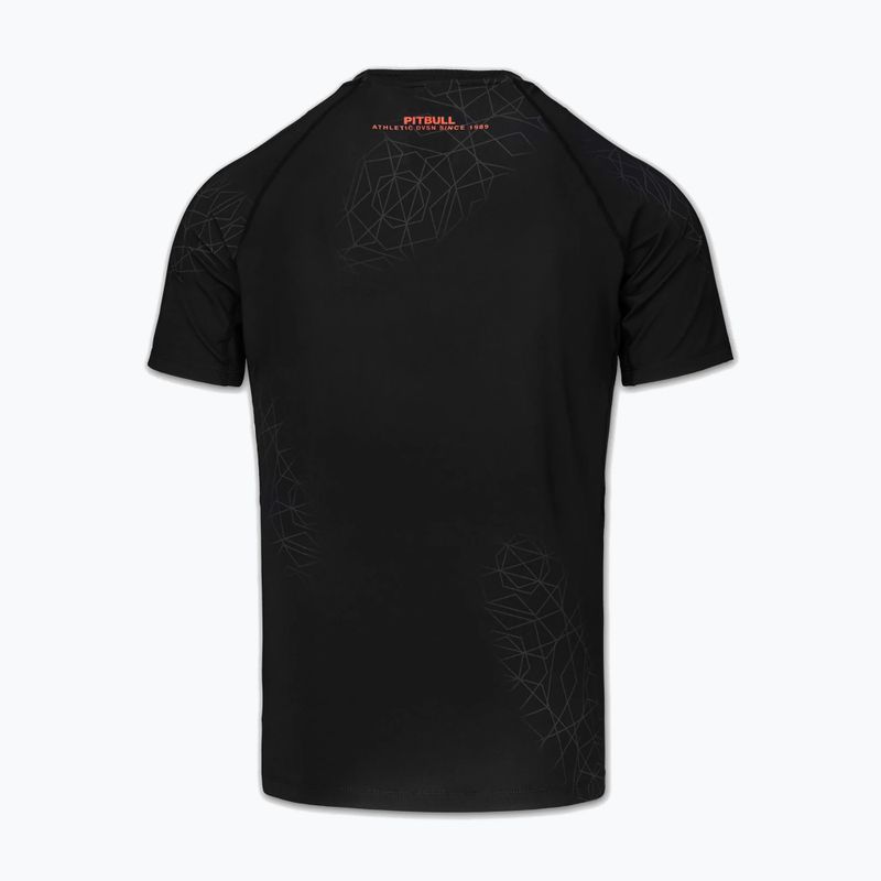 Pánský rashguard Pitbull Ray Rashguard fluo/red 4