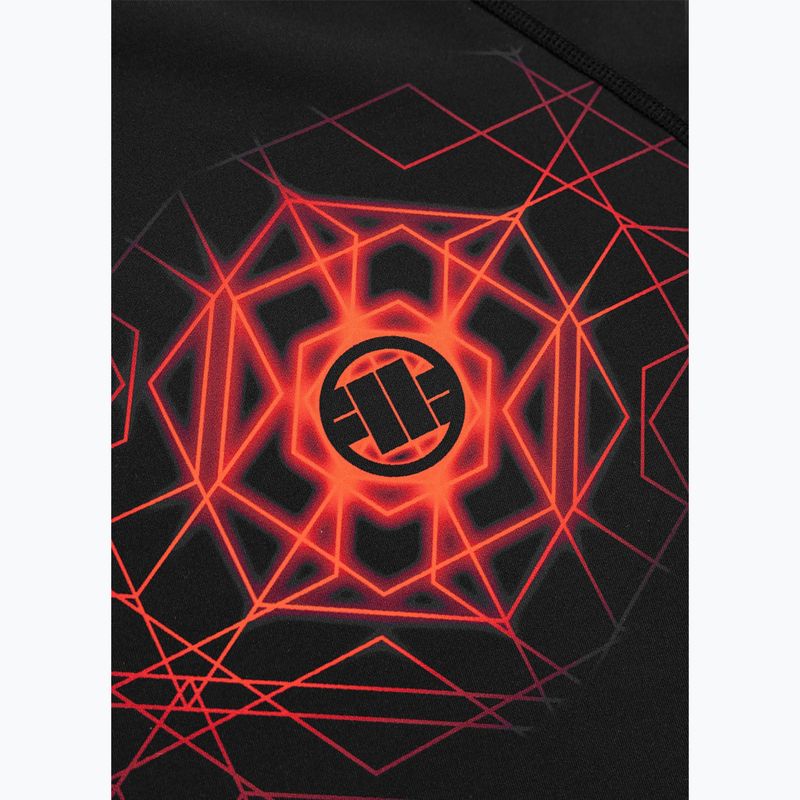 Pánský rashguard Pitbull Ray Rashguard fluo/red 5