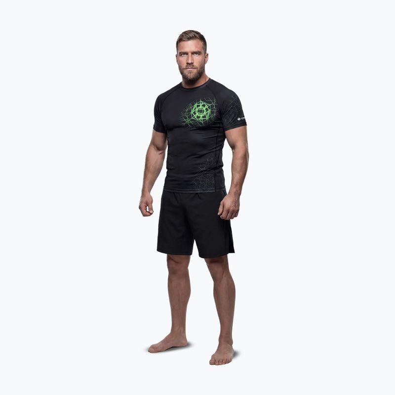 Pánský rashguard Pitbull Ray Rashguard fluo green 2