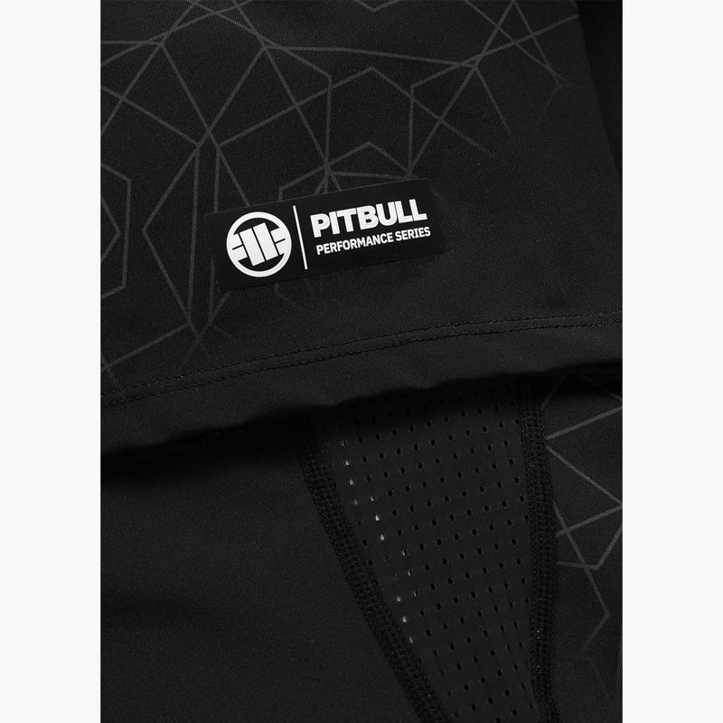 Pánský rashguard Pitbull Ray Rashguard fluo green 8
