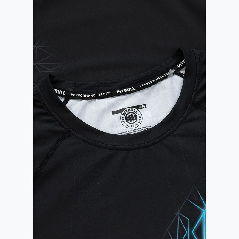 Pánský rashguard s dlouhým rukávem Pitbull Ray Rashguard sky blue 5