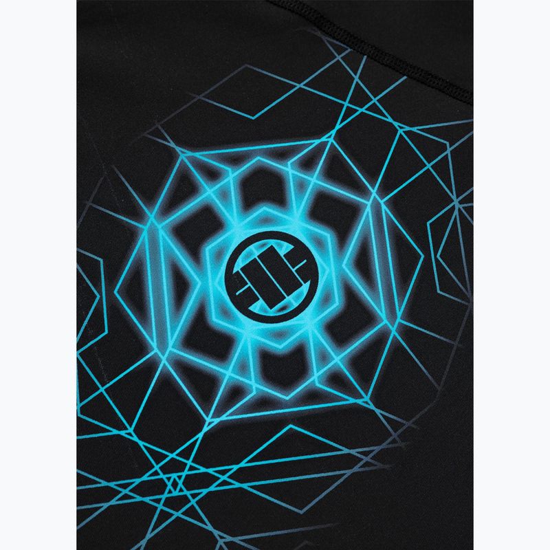 Pánský rashguard s dlouhým rukávem Pitbull Ray Rashguard sky blue 6