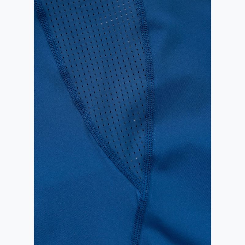 Pánské tričko na lezení Pitbull Rashguard Logo Palms blue 9