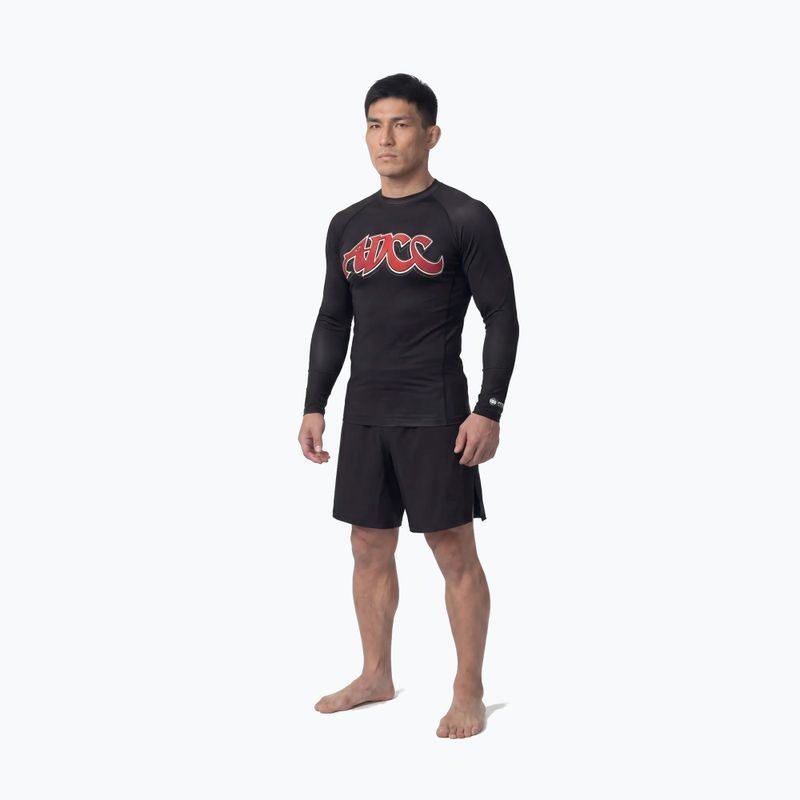Pánský rashguard s dlouhým rukávem Pitbull ADCC Rashguard black 2