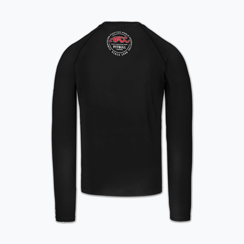 Pánský rashguard s dlouhým rukávem Pitbull ADCC Rashguard black 4