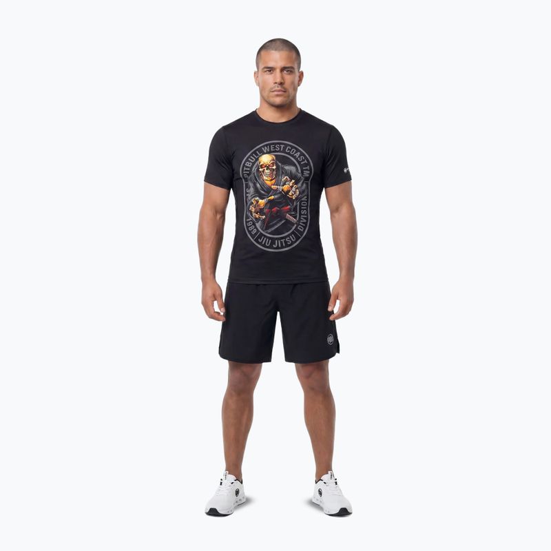Pánské tričko na lezení Pitbull Mesh Jiu Jitsu black 2