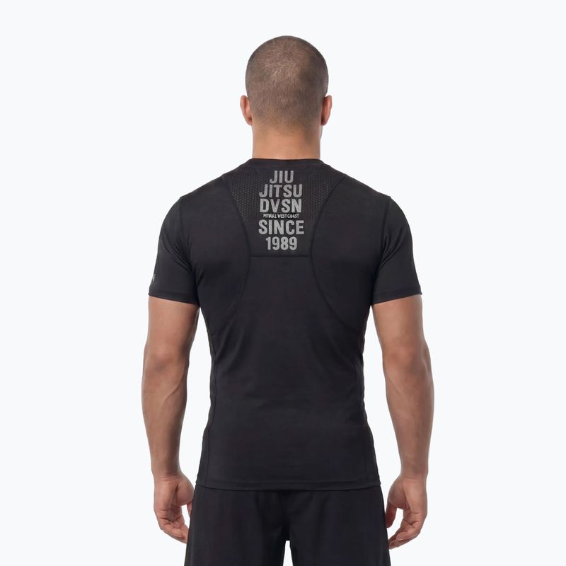 Pánské tričko na lezení Pitbull Mesh Jiu Jitsu black 3