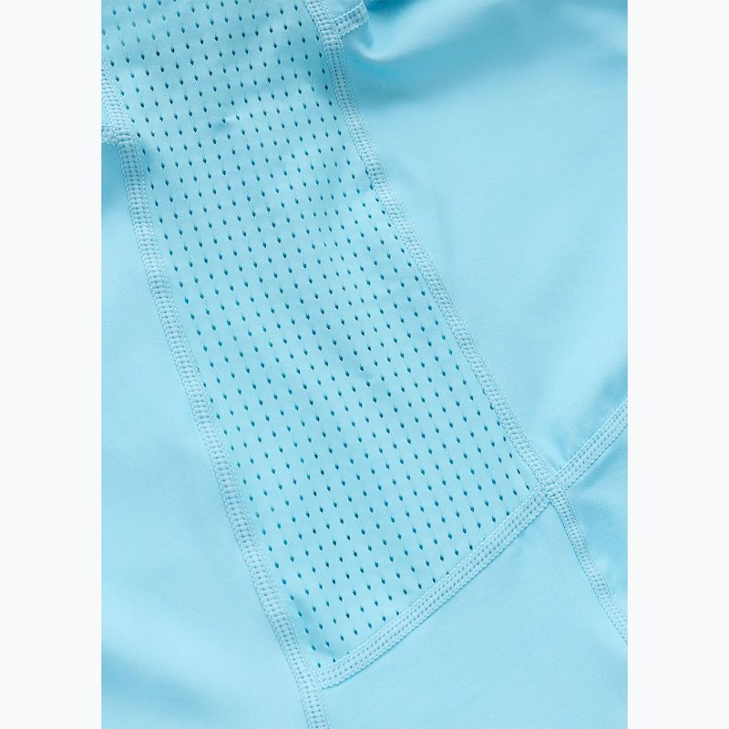 Pánské tričko na lezení Pitbull Palms mesh light blue logo 9