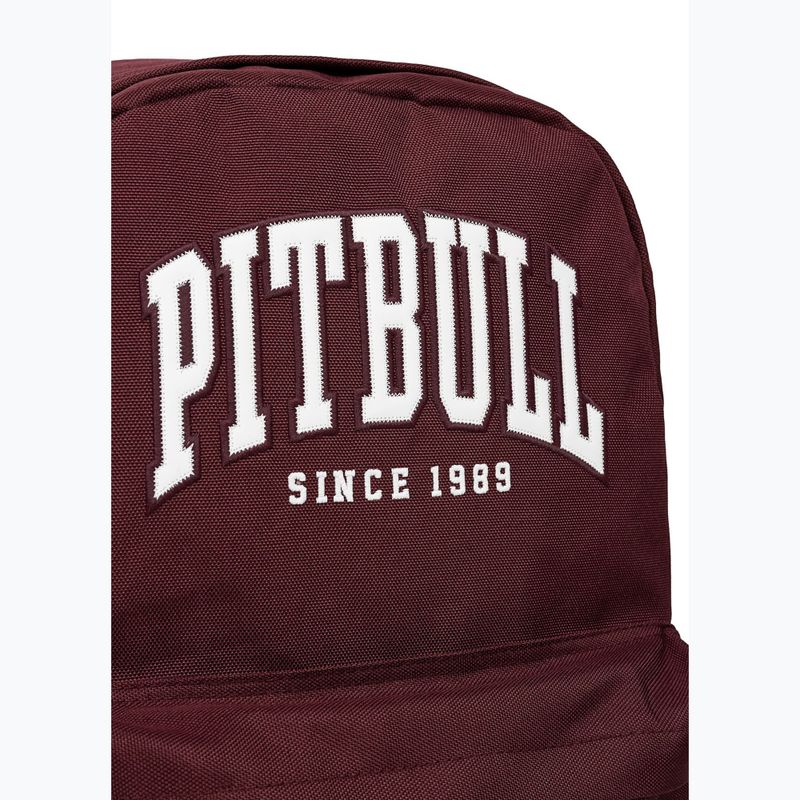 Městský batoh Pitbull Norton dark burgundy 4