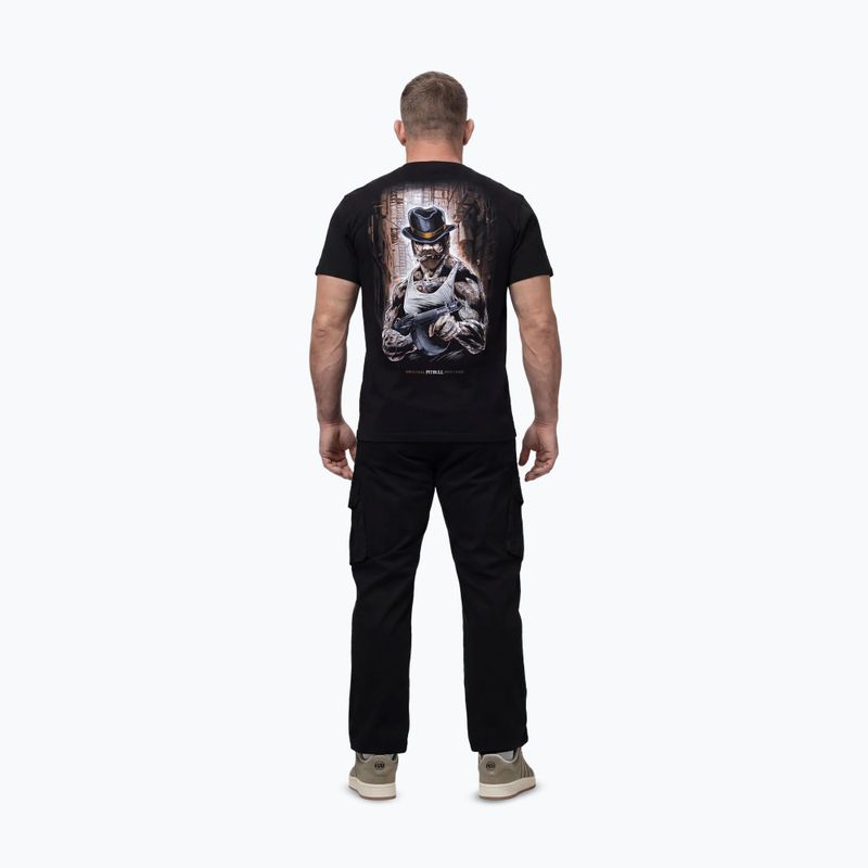 Pánské tričko na lezení Pitbull Hatter black 4