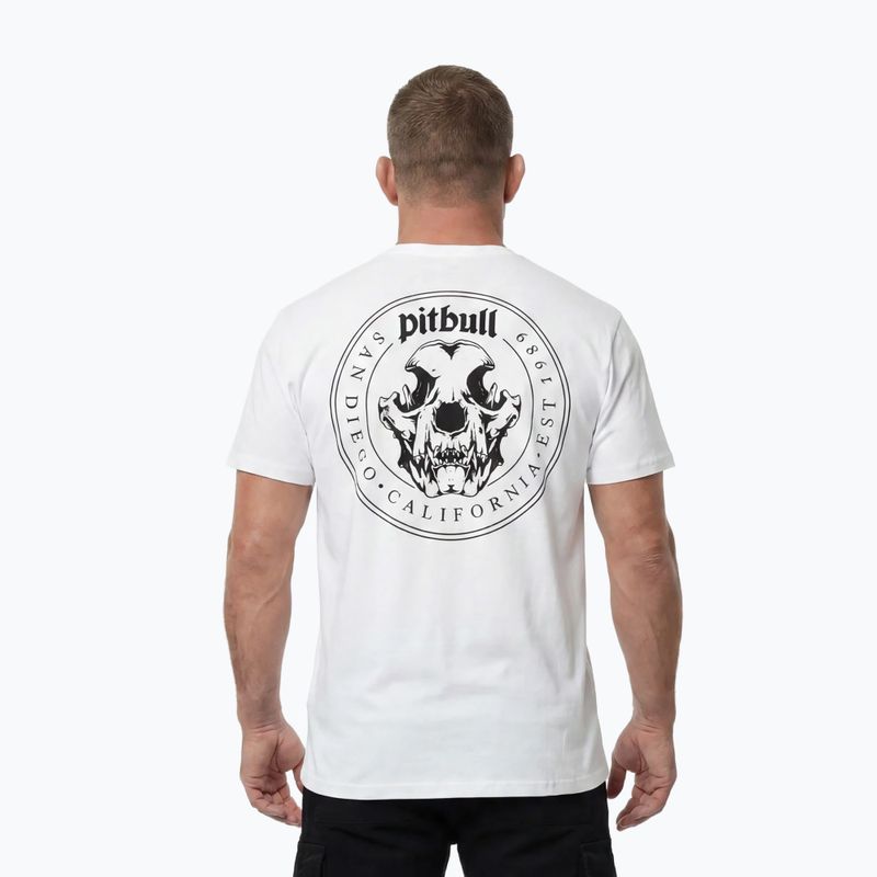 Pánské tričko na lezení Pitbull O'Side Skull white 4