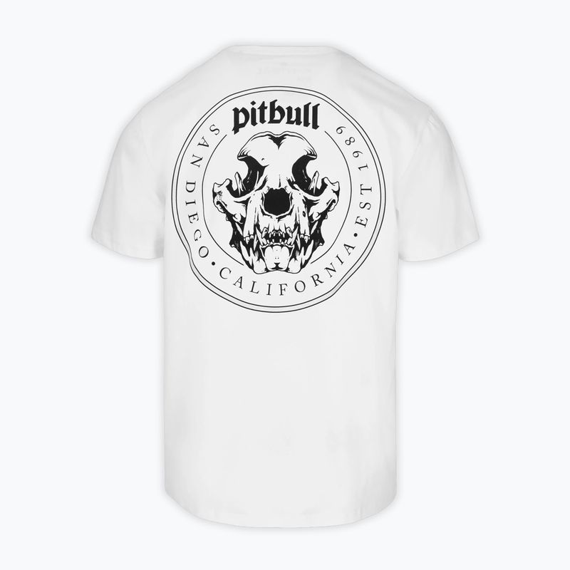 Pánské tričko na lezení Pitbull O'Side Skull white 6